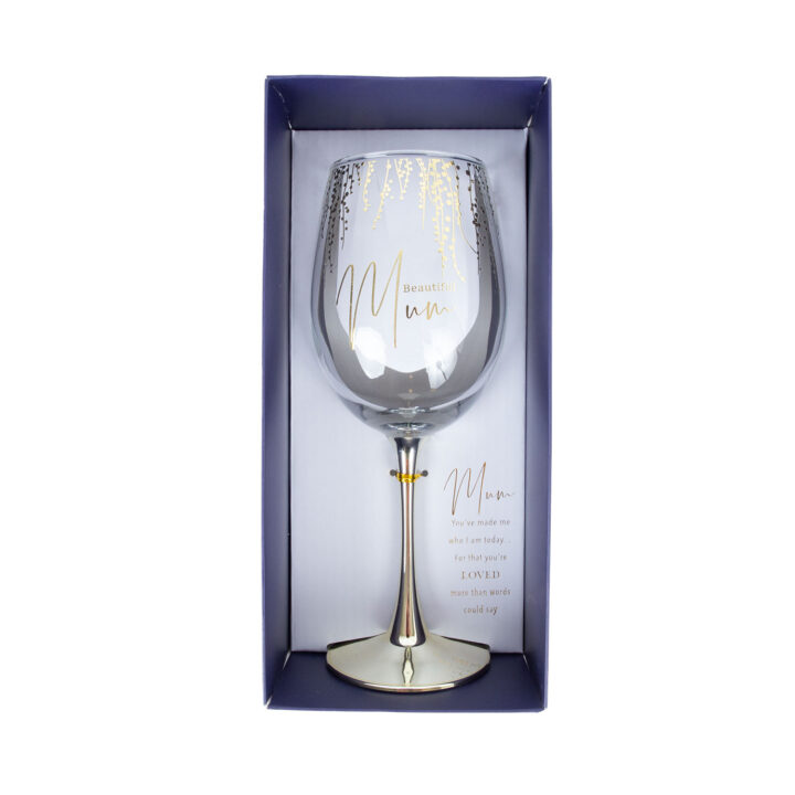Veinipokaal FLOW “Beautiful Mum” H23,7cm, 450ml, sinine Klaasid, pokaalid Klaasid, pokaalid