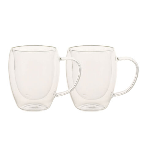 Kruusid DOUBLE 2tk 300ml klaasist topeltseinaga Klaasid, pokaalid
