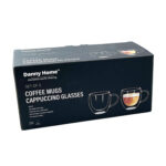 Kruusid DOUBLE 2tk 300ml klaasist topeltseinaga Klaasid, pokaalid