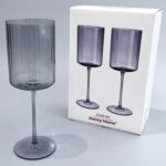 Veinipokaalid DOLCE 2tk H23,3cm, hall Klaasid, pokaalid