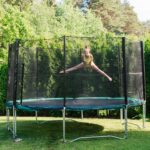 Batuut turvavõrguga D426cm, rohelise äärega Batuudid ja lisatarvikud Batuudid ja turvavõrgud