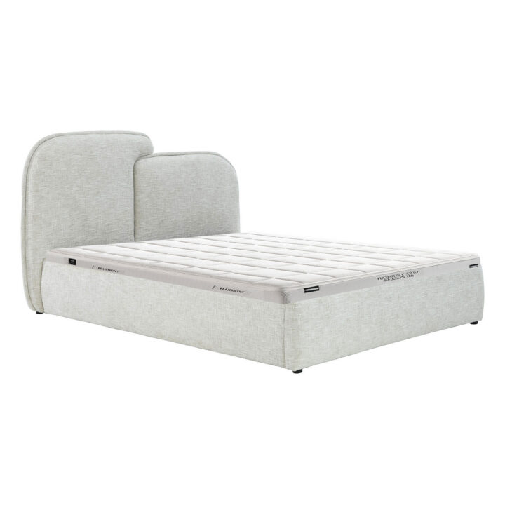 Voodi EMBRACE madratsiga HARMONY DUO SEASON 160x200cm, valge Magamistuba