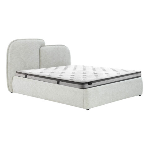 Voodi EMBRACE madratsiga HARMONY DUO 160x200cm, valge Magamistuba