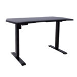 Mängurilaud GAMER 1-mootoriga 140x70xH71-121cm, must Kontorimööbel O02-100 Reguleeritavad töölauad