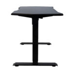 Mängurilaud GAMER 1-mootoriga 140x70xH71-121cm, must Kontorimööbel O02-100 Reguleeritavad töölauad
