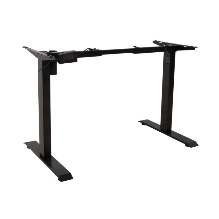 Mängurilaud GAMER 1-mootoriga 140x70xH71-121cm, must Kontorimööbel O02-100 Reguleeritavad töölauad