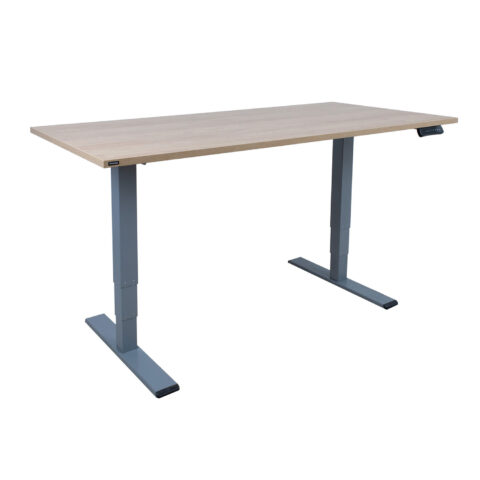 Töölaud ERGO OPTIMAL 2-mootoriga 160x80cm, hikkoripuu Kontorimööbel ERGO