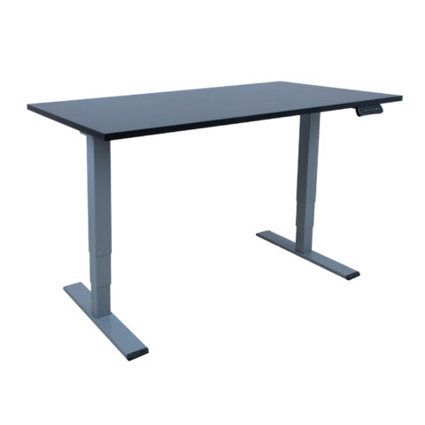Töölaud ERGO OPTIMAL 2-mootoriga 140x80cm, must Kontorimööbel ERGO