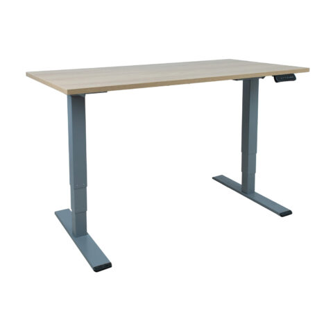 Töölaud ERGO OPTIMAL 2-mootoriga 140x70cm, hikkoripuu Kontorimööbel ERGO