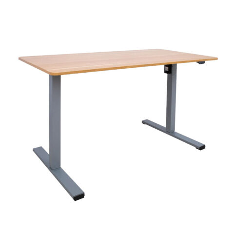 Töölaud ERGO OPTIMAL 1-mootoriga 140x70cm, hikkoripuu Kontorimööbel ERGO