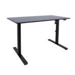 Töölaud ERGO OPTIMAL 1-mootoriga 120x60xH71-116cm, must Kontorimööbel ERGO