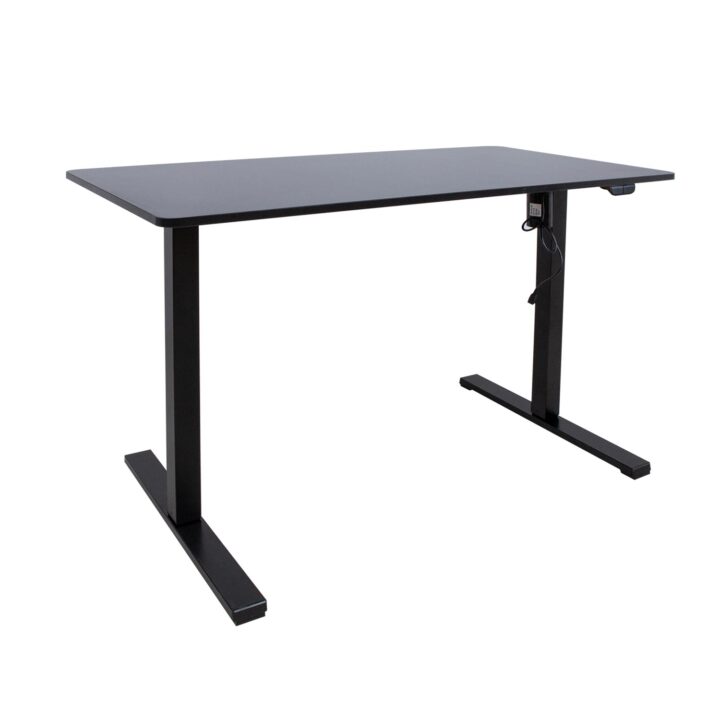 Töölaud ERGO OPTIMAL 1-mootoriga 120x60xH71-116cm, must Kontorimööbel ERGO