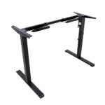 Töölaud ERGO OPTIMAL 1-mootoriga 120x60xH71-116cm, must Kontorimööbel ERGO