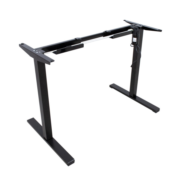 Töölaud ERGO OPTIMAL 1-mootoriga 120x60xH71-116cm, must Kontorimööbel ERGO