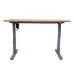 Töölaud ERGO LIGHT 1-mootoriga 120x60xH73-118cm, tamm/hõbehall Kontorimööbel ERGO