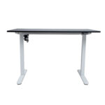 Töölaud ERGO LIGHT 1-mootoriga 120x60xH73-118cm, must/valge Kontorimööbel ERGO