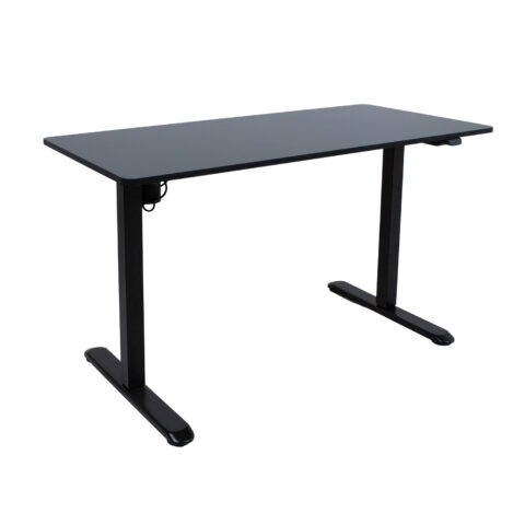 Töölaud ERGO LIGHT 1-mootoriga 120x60xH73-118cm, must Kontorimööbel ERGO