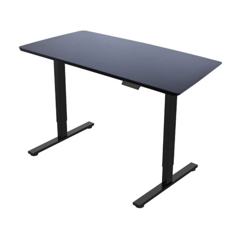 Töölaud ERGO FIT 1-motoriga 120x68xH71,5-116cm, must Kontorimööbel