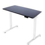 Töölaud ERGO FIT 1-motoriga 120x68xH71,5-116cm, must/valge Kontorimööbel SARI