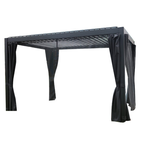 Varikatus MIRADOR-111 3x4m kardinatega, tumehall Varikatused ja aiatelgid HORECA
