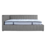 Voodi JASPER 90x200cm, madratsiga HARMONY DUO, hall Magamistuba