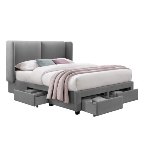 Voodi SUGI madratsiga HARMONY DUO 160x200cm, hall Magamistuba Voodid