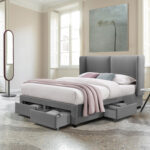 Voodi SUGI madratsiga HARMONY DUO 160x200cm, hall Magamistuba Voodid