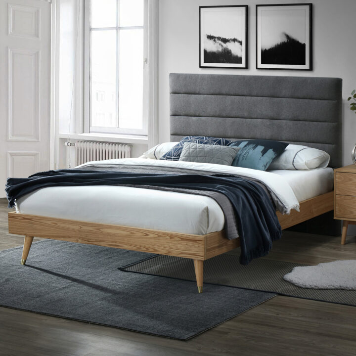 Voodi ROMAN madratsiga HARMONY DELUX 160x200cm, hall Magamistuba Voodid