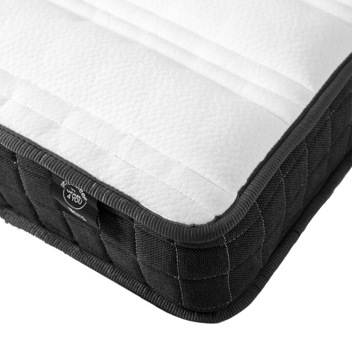Voodi LARA madratsiga HARMONY UNO 90x200cm, lillakasroosa Magamistuba PERFECT SLEEP