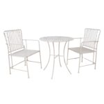Rõdukomplekt JASMINE laud ja 2 tooli Rõdumööbel