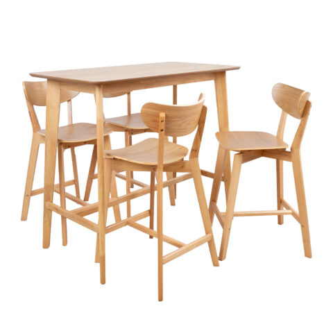 Baarilauakomplekt ROXBY 4-tooliga, 120x60xH105cm Baarilauad ACTONA