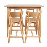 Baarilauakomplekt ROXBY 4-tooliga, 120x60xH105cm Baarilauad ACTONA