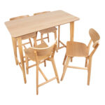 Baarilauakomplekt ROXBY 4-tooliga, 120x60xH105cm Baarilauad ACTONA