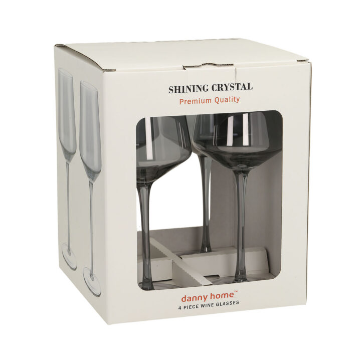 Veinipokaalid ADORO 4tk, H22,5cm 450ml Klaasid, pokaalid