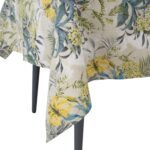 Laudlina LONETA NEW 136x220cm, liiliad, 50% polüester, 50% puuvill, kangas 479 Laudlinad ja linikud