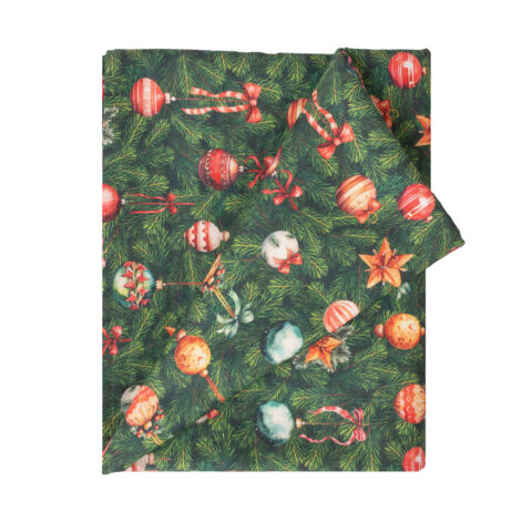 Laudlina CHRISTMAS NEW 136x220cm, jõuluehted kuusel, 50% polüester, 50% puuvill, kangas 573 Laudlinad ja linikud