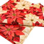 Laudlina CHRISTMAS NEW 136x220cm, jõulutähed, 50% polüester, 50% puuvill, kangas 575 Laudlinad ja linikud