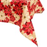 Laudlina CHRISTMAS NEW 136x220cm, jõulutähed, 50% polüester, 50% puuvill, kangas 575 Laudlinad ja linikud