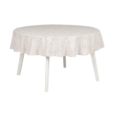 Laudlina PARTY pitsiga, D170cm, heledad lilled, 50% polüester, 50% puuvill, kangas 589 Laudlinad ja linikud