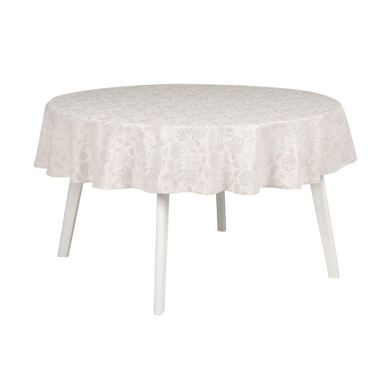 Laudlina PARTY pitsiga, D170cm, heledad lilled, 50% polüester, 50% puuvill, kangas 589 Laudlinad ja linikud Laudlina PARTY pitsiga, D170cm, heledad lilled, 50% polüester, 50% puuvill, kangas 589 Laudlinad ja linikud