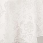 Laudlina PARTY pitsiga, D170cm, heledad lilled, 50% polüester, 50% puuvill, kangas 589 Laudlinad ja linikud