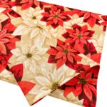 Linik CHRISTMAS NEW 43x116cm, jõulutähed, 50% puuvill, 50% polüester, kangas 575 Laudlinad ja linikud