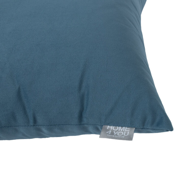 Padi VELVET NEW 50x50cm, lukuga, hallikassinine Dekoratiivpadjad