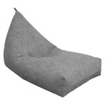 Kott-tool LEO 130x80x20/70cm, hall, 100% polüester, kangas 451 Sisustustekstiil