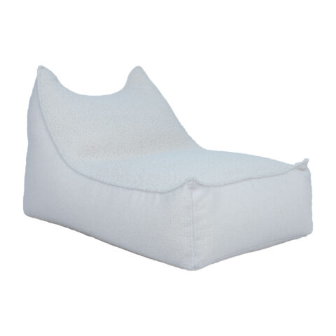 Kott tool LARRY CAT 100x70x30/56cm, naturaalvalge Sisustustekstiil