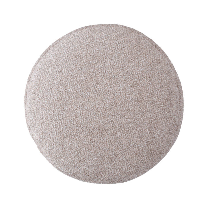 Tumba LEO D44cm, H18cm, beež, 100% polüester, kangas 450 Sisustustekstiil