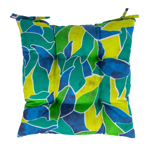 Toolipadi LONETA 40x40cm, rohelised lehed, 50% puuvill, 50% polüester, kangas 481 Sisustustekstiil