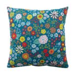 Padi HOLLY 45x45cm, lukuga, õitsvad õied, kangas 80% puuvill, 20% polüester, kangas 425 Dekoratiivpadjad