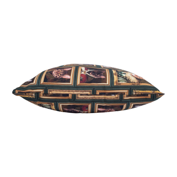 Padi HOLLY 45x45cm, lukuga, kassid raamis, 100% puuvill, kangas 439 Dekoratiivpadjad Dekoratiivpadjad
