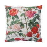 Padi HOLLY 45x45cm, lukuga, roosiaed, 100% puuvill, kangas 440 Dekoratiivpadjad Dekoratiivpadjad